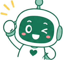 お辞儀するキャラクター